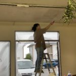 【開店へ向けて改装中】2020.7.15|天井の塗装がやっと終了!