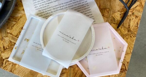 【ジェスモナイト什器】ハンドメイド作家のおしゃれディスプレイ物置台座