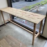 【開店へ向けて改装中】2020-8-21|以前作った机の改良