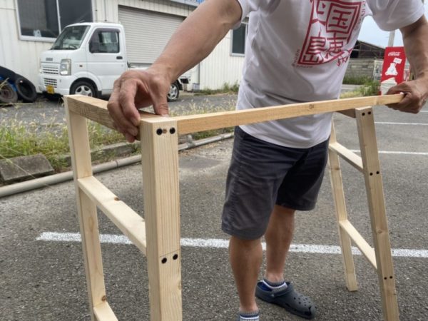 開店しましたが、追加DIY【ラッピング台】2020.9.23